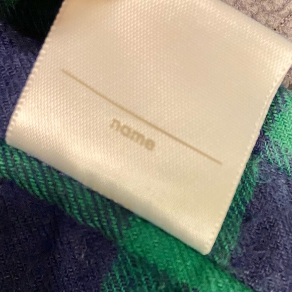 Baby’s First Flannel: Hanna Andersson 75cm 12-18mo Green Plaid Flannel Shirt - Picture 5 of 7